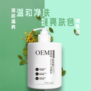 500g氨基酸煙酰胺洗面奶O(píng)EMOEM/ODM定制代加工