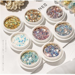 抖音網(wǎng)紅妖精之瞳亮片眼妝亮片OEM/ODM代加工