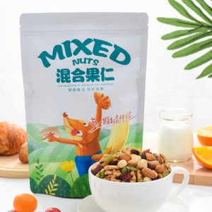 甄食純良孕婦兒童混合堅(jiān)果500克包裝貼牌可OEM/ODM代工