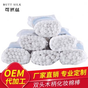 木柄衛(wèi)生棉棒貼牌OEM/ODM