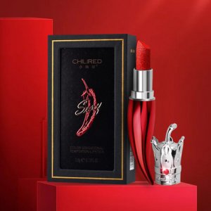 女王皇冠小辣椒口紅貼牌定制代加工