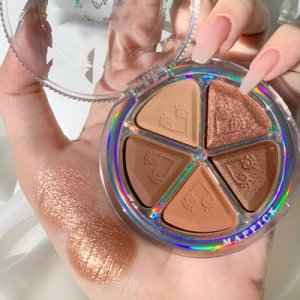 五色花瓣腮紅眼影OEM/ODM定制代加工