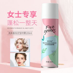 韓方五谷清爽香氛發(fā)膠定型噴可OEM/ODM代加工