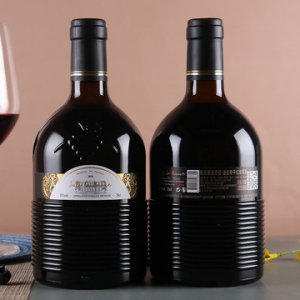 750ml矮樽瓶干紅葡萄酒貼牌定制代加工