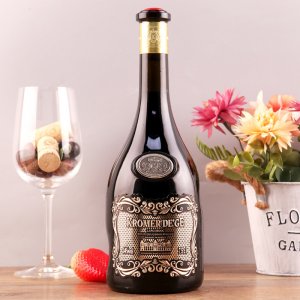 法國(guó)干紅葡萄酒金屬標(biāo)蠟封瓶OEM代加工