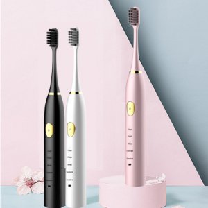 健牌電動(dòng)牙刷情侶套裝貼牌定制代加工