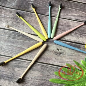 賓館一次性會(huì)所竹炭桔桿軟毛牙刷可OEM/ODM代工