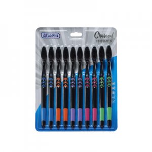 10支竹炭軟毛牙刷代加工貼牌OEM/ODM