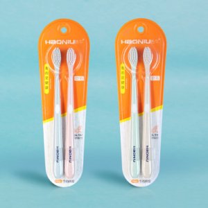 小麥秸稈材質(zhì)小刷頭牙刷可OEM/ODM代工