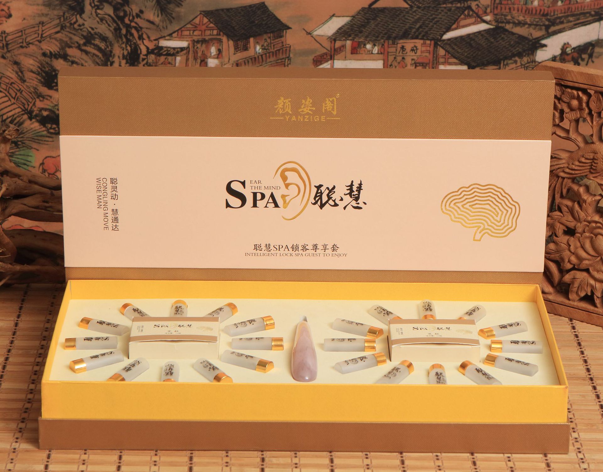 舒緩耳腦神經(jīng)精油養(yǎng)生套貼牌OEM/ODM