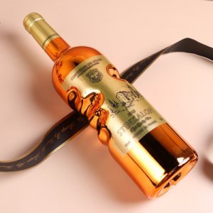 法國進(jìn)口紅酒鍍金瓶天使之手瓶可OEM/ODM代工