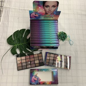 獨(dú)角獸24色眼影盤牌定制代加工