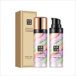 三色修容隔離霜貼牌定制代加工