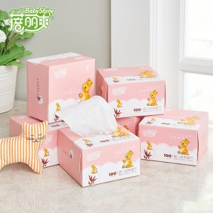 蓓麗爽100抽新生兒嬰兒棉柔巾 OEM/ODM代加工