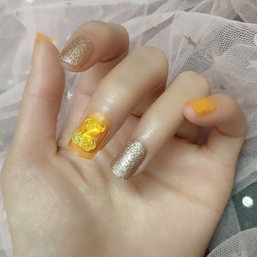 少女可愛(ài)系列穿戴美甲貼牌定制代加工