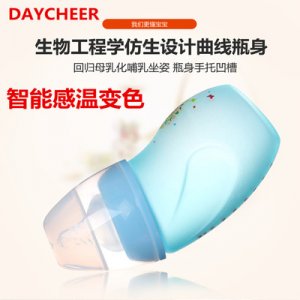 嬰兒43°感溫自動(dòng)變色玻璃奶瓶代加工貼牌OEM/ODM