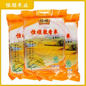 恒順5kg軟香米(規(guī)格1x4)南粳軟香米大米批發(fā) 大米顆粒飽滿粳米OEM/ODM定制代加工