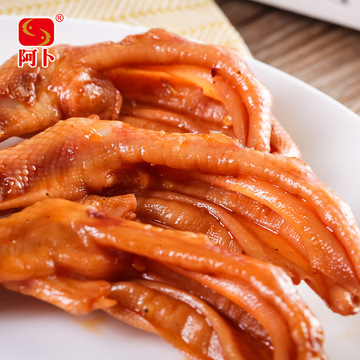 精武鴨掌250g武漢特產(chǎn)鹵味休閑零食散裝小吃肉類(lèi)食品鴨掌OEM/ODM定制代加工