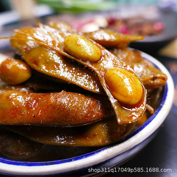 可代加工 章鴨子毛豆128g(6小包)香辣/嘿鴨味 休閑零食批發(fā)OEM/ODM代加工