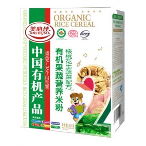 美必佳品牌225克有機米核桃花生營養(yǎng)米粉OEM/ODM代加工