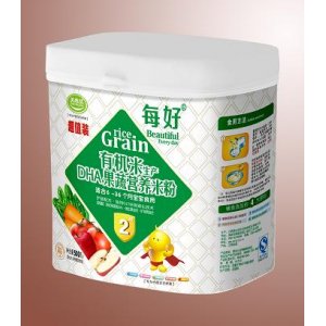 每好500g有機米生產(chǎn)DHA果蔬營養(yǎng)米粉2段OEM/ODM代加工