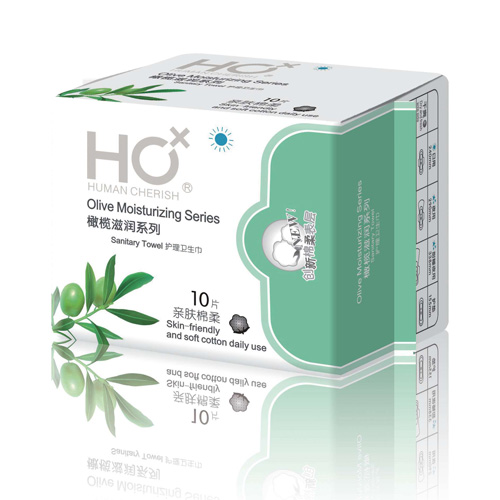 橄欖滋潤系列護(hù)理日用衛(wèi)生巾OEM/ODM定制代加工