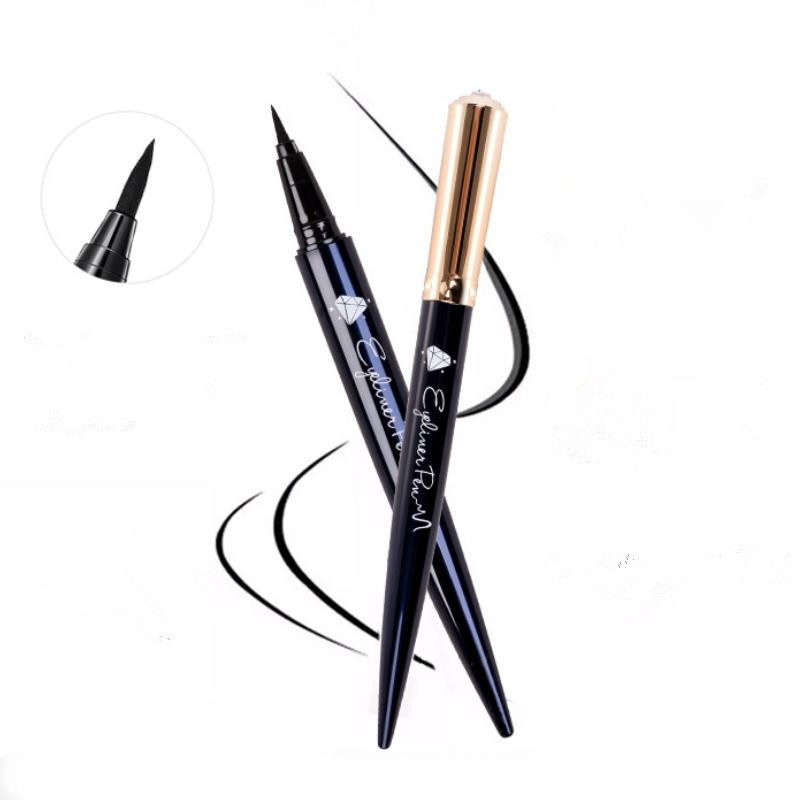 韓奈兒藍(lán)鉆酷黑速干眼線筆貼牌定制代加工