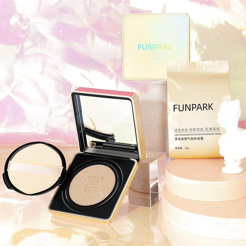 Funpark遮瑕水光氣墊粉底霜可OEM/ODM代工