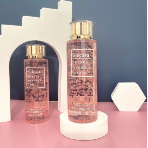 嬌貝詩纓花花瓣精粹拋光水夏天護(hù)膚爽膚水貼牌定制代加工