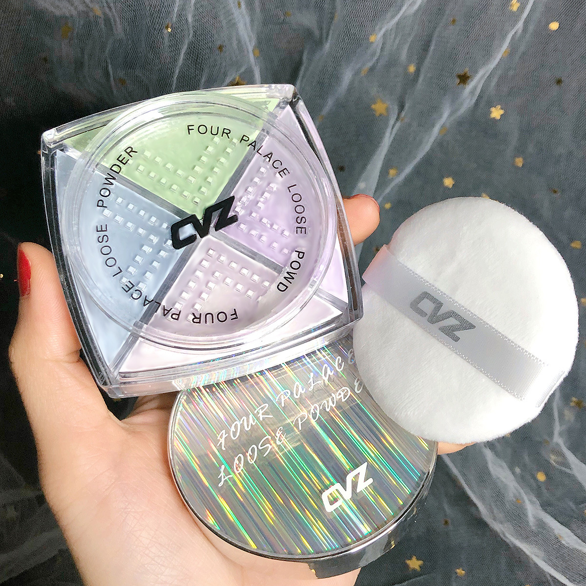 四宮格定妝散粉代加工貼牌OEM/ODM