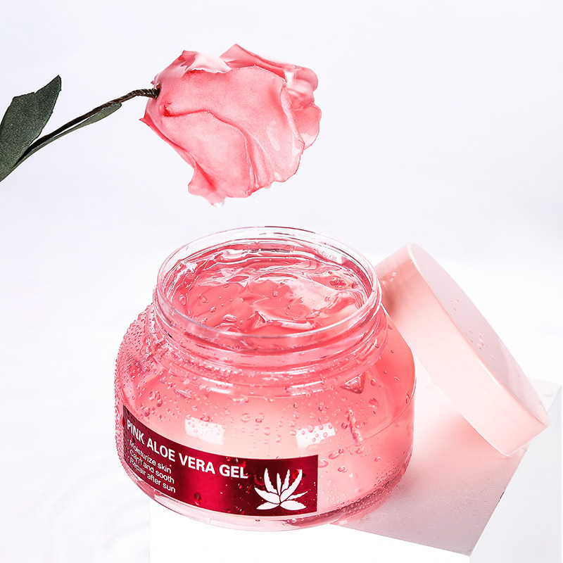 絲卡詩粉紅蘆薈清透舒緩凝膠代加工貼牌OEM/ODM