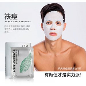 波斯頓男士茶爽戰(zhàn)痘面膜