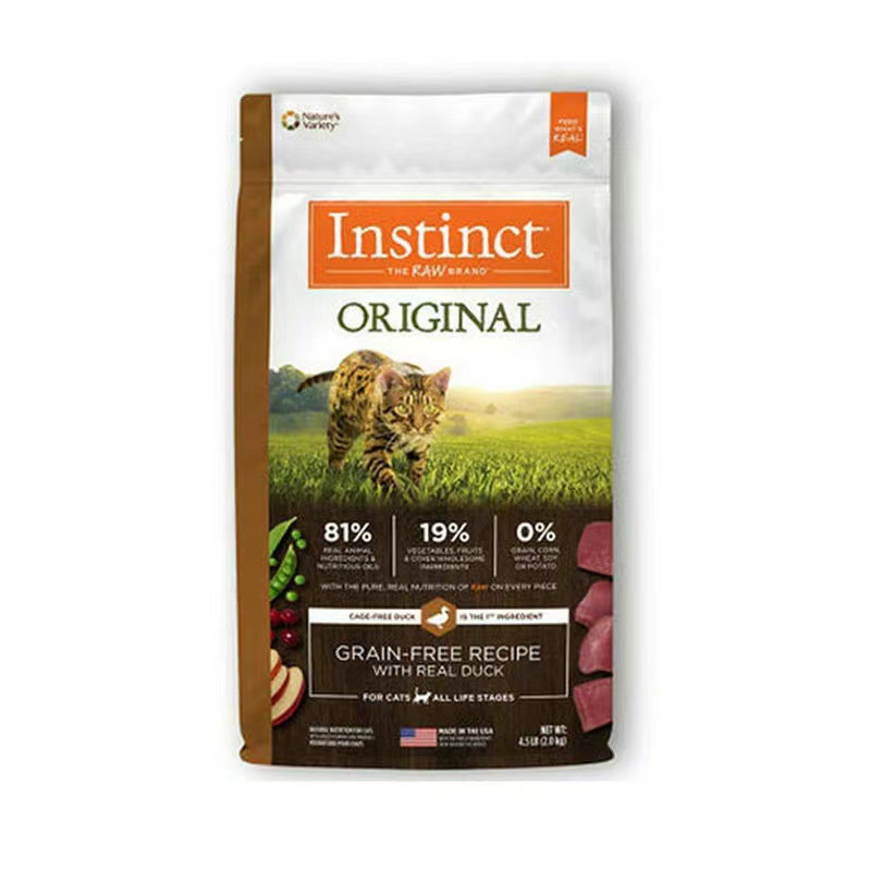 Instinct無谷鴨肉雞肉5磅OEM/ODM定制代加工