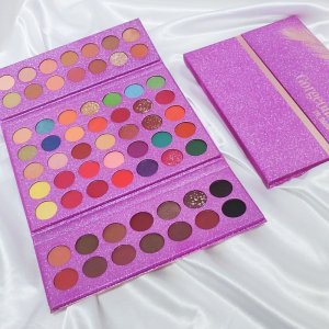 國貨63色雙開啞光珠光大地色眼影OEM代加工