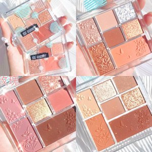 xixi抽象主義藝術七色眼影盤可OEM/ODM代工