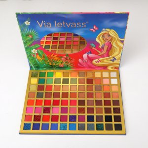 88色美人魚啞光裸色眼影彩色珠光眼影盤OEM/ODM定制代加工