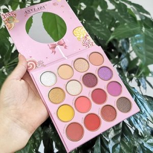 初學(xué)者16色啞光大地色眼影盤代加工貼牌OEM/ODM