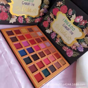 珠光啞光歐美風(fēng)格眼影盤OEM/ODM代加工