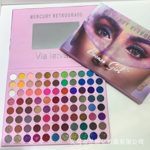 新88色眼睛啞光珠光大地色亮片眼影可OEM/ODM代工