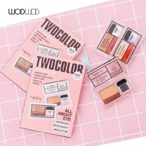 WODWOD雙層雙色漸變?nèi)唆~(yú)姬眼影貼牌定制代加工