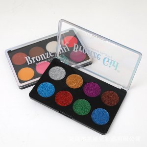 新款8色啞光亮片眼影OEM/ODM代加工