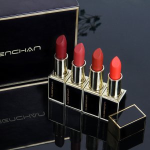 雀臣黑金管口紅套裝持久水潤(rùn)保濕唇膏不掉色貼牌OEM/ODM