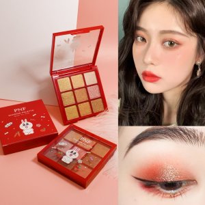 9色蜜桃盤佩妮芬九宮格珠光眼影貼牌定制代加工