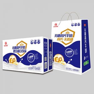 吉慶同福無(wú)糖高鈣牛奶1x20盒標(biāo)箱OEM代加工
