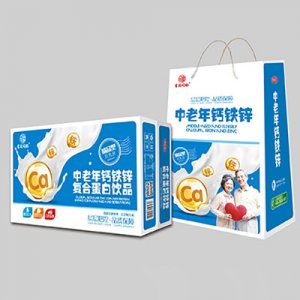 吉慶同福中老年鈣鐵鋅蛋白飲品1x20盒標(biāo)箱OEM代加工 吉慶同福中老年鈣鐵鋅蛋白飲品1x20盒標(biāo)箱OEM代加工