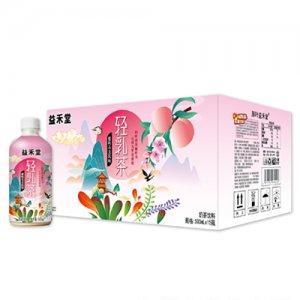 益禾堂蜜桃烏龍風(fēng)味輕乳茶奶茶飲料500mlX15瓶OEM代加工