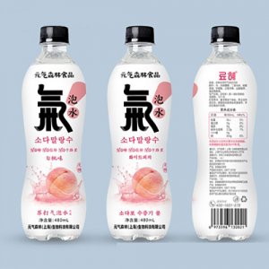 元氣森林食品蘇打氣泡水白桃味OEM代加工