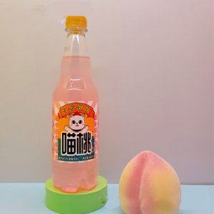 喵桃汽水(桃子味)480mlOEM代加工