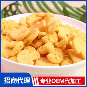 彩色餅干 黃色貼牌OEM/ODM