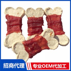 寵物鴨肉繞骨形鱈魚OEM/ODM定制代加工